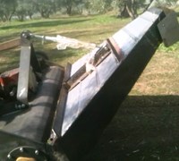 PICK UP MULCHER WITH CHUTE CONVEYOR